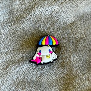 White and Pink Cinnamoroll Jibbitz Croc Charms